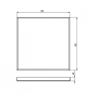 SVT-ARM-U-595x595x40-28W-PR