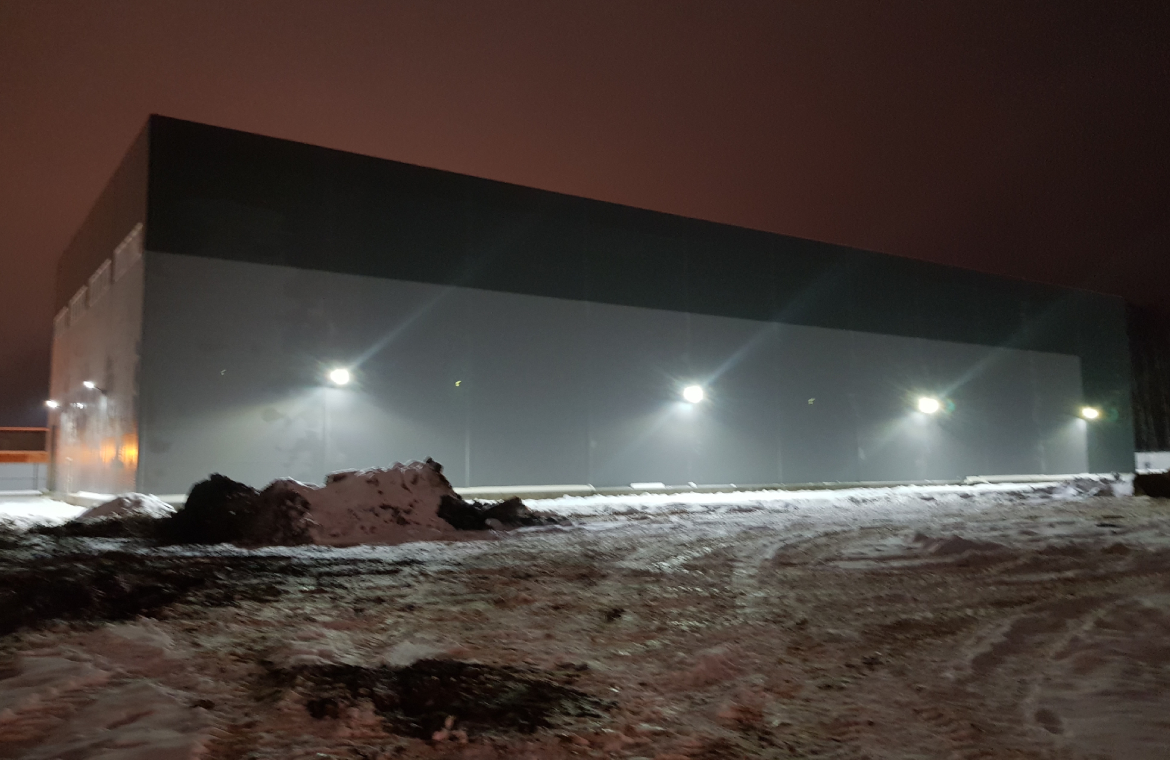Наружное освещение складского терминала-gallery