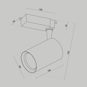 Трековый светильник Technical TR003-1-15W3K-M-W