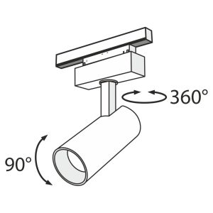 Трековый светильник Technical TR019-2-15W3K-B