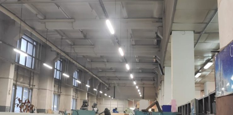 Модернизация освещения производственного цеха