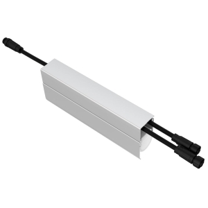 Модерн v2.0 4 200мм (18Вт/м) 48В DC 1 пикс. RGBW DMX CRI80 3000К Опал (Профиль, козырек, транзитное штепсельное соединение)