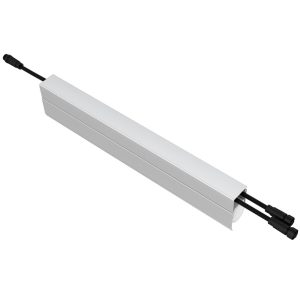 Модерн v2.0 7 400мм (18Вт/м) 48В DC 1 пикс. RGBW DMX CRI80 3000К Опал (Профиль, козырек, транзитное штепсельное соединение)