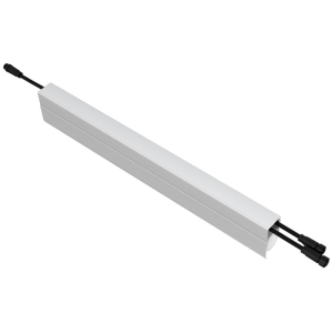 Модерн v2.0 9 500мм (18Вт/м) 24В DC 4 пикс. RGBW DMX CRI80 3000К Опал (Профиль, козырек, транзитное штепсельное соединение)